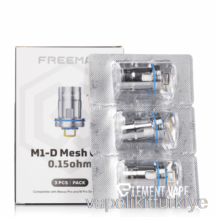 Elektronik Sigara Kalemi Vape Mate Freemax M1-d örgü Yedek Bobinler 0.15ohm M1-d örgü Bobinleri